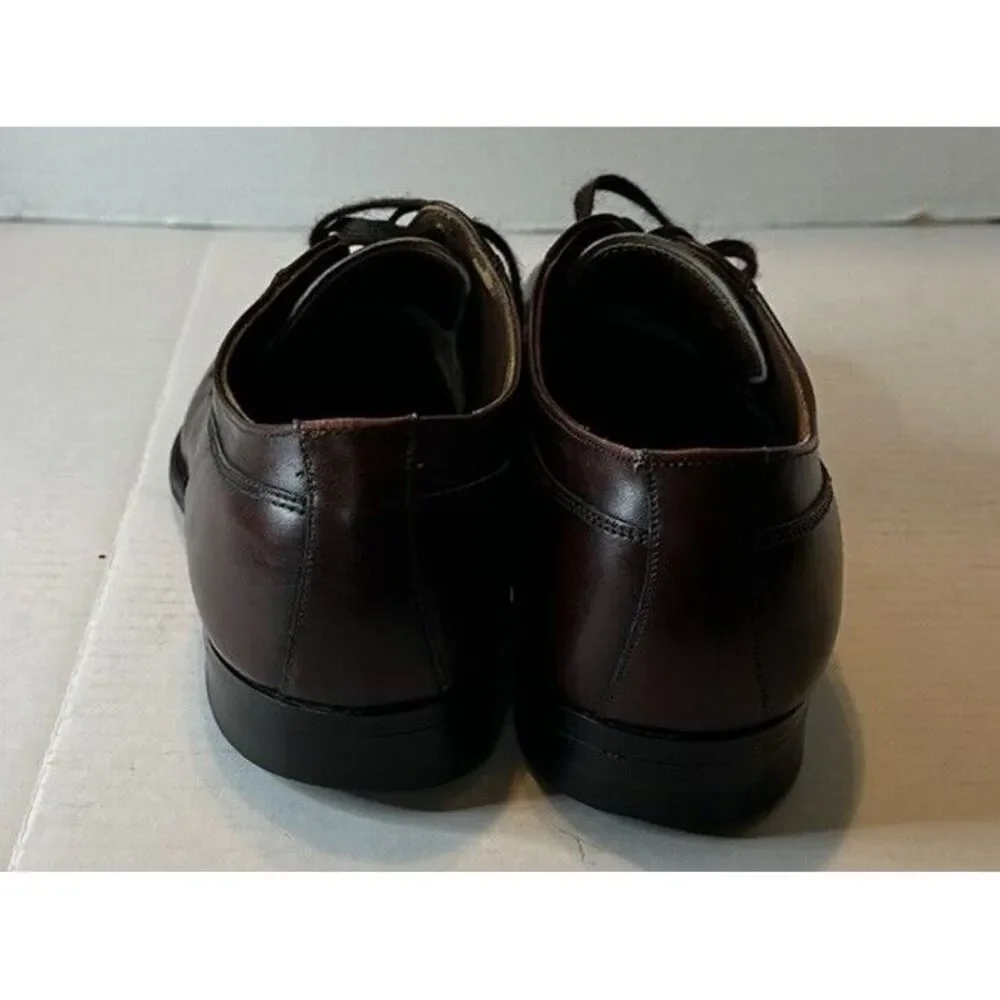 Breather Wright Mens Shoes 11. 5B Arch Preserver USA Black Leather Lace Up Dress